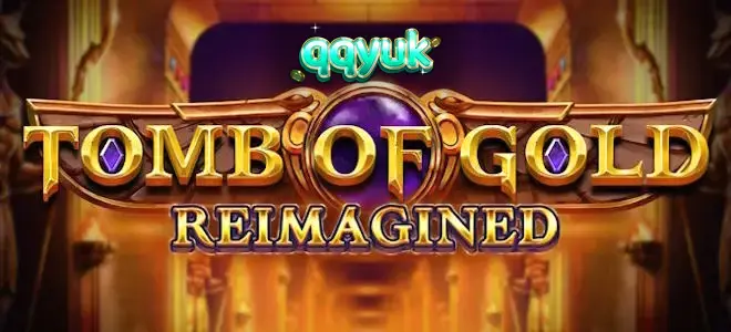 Tampilan visual makam emas dalam slot Tomb of Gold Reimagined